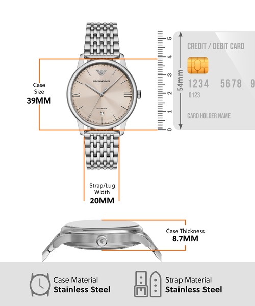 EMPORIO ARMANI 腕時計 エンポリオ・アルマーニ メンズ アナログ