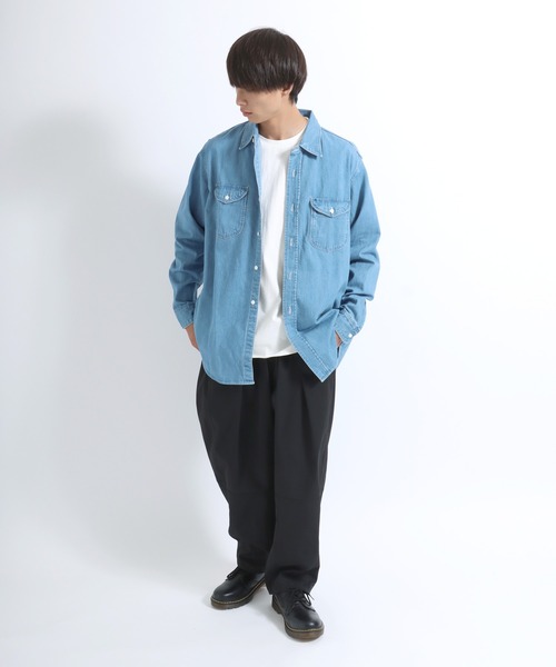 Lee（リー） シャツ DUNGAREES WORK SHIRTS DENIM/ワークシャツデニム