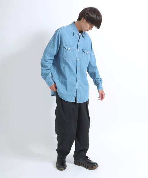 Lee（リー） シャツ DUNGAREES WORK SHIRTS DENIM/ワークシャツデニム