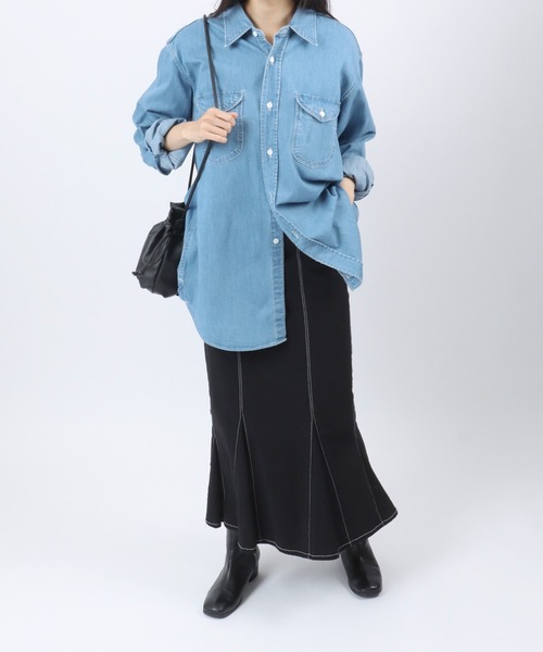 Lee（リー） シャツ DUNGAREES WORK SHIRTS DENIM/ワークシャツデニム