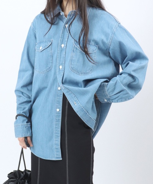 Lee シャツ Lee（リー）WORK SHIRTS DENIM/ワークシャツデニム
