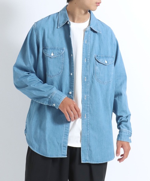 Lee（リー） シャツ DUNGAREES WORK SHIRTS DENIM/ワークシャツデニム