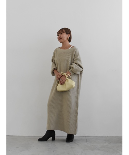 Katrin TOKYO ワンピース asymmetry volume knit onepiece : ZOZOTOWN