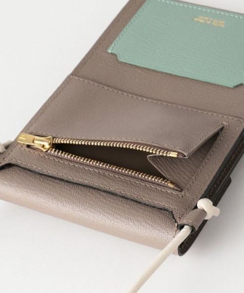 L'arcobaleno（ラルコバレーノ） 財布 フラップショルダーウォレット