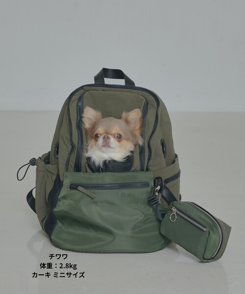 【新品】未使用 MATIE ペットリュック miniサイズ 犬用 ブラック LOWELL things（ロウェル シングス） ペットキャリー MATIE/ペット