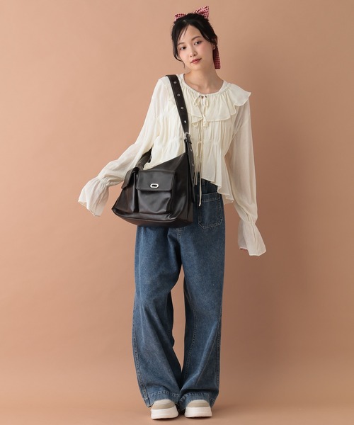 tiny tiny（ティニーティニー） ショルダーバッグ バッグ ハトメW