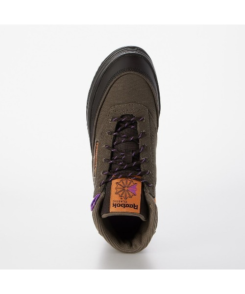 【REEBOK】CLUB C GEO MID BLK/GRN/RUP 国内発送 Reebok スニーカー クラブシー ゲオ ミッド / CLUB C GEO MID
