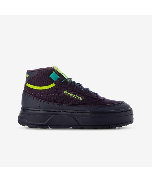 【REEBOK】CLUB C GEO MID BLK/GRN/RUP 国内発送 Reebok スニーカー クラブシー ゲオ ミッド / CLUB C GEO MID