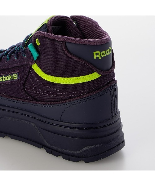【REEBOK】CLUB C GEO MID BLK/GRN/RUP 国内発送 Reebok スニーカー クラブシー ゲオ ミッド / CLUB C GEO MID