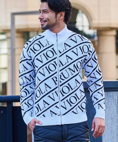 VIOLA ブルゾン アウター 「VIOLA rumore/ヴィオラ ルモーレ」総柄