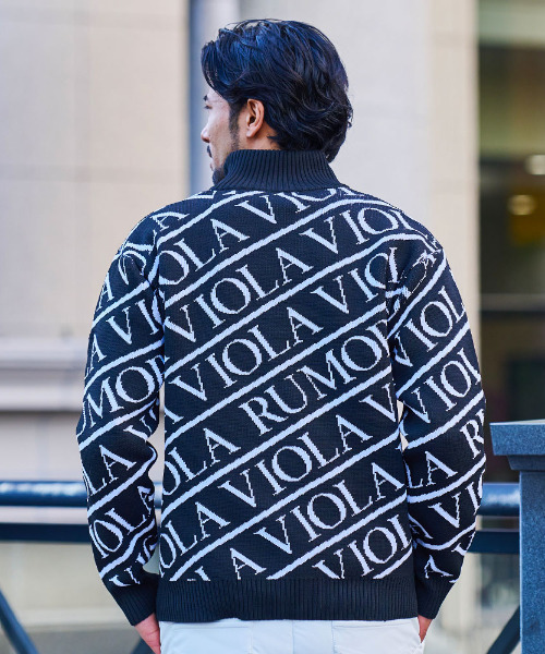 VIOLA ブルゾン アウター 「VIOLA rumore/ヴィオラ ルモーレ」総柄