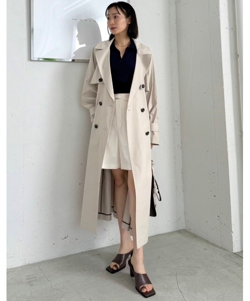 新品タグ付❤️FRAYI.Dフレイアイディー　ダブルサテンショートパンツ　ベージュ ダブルサテンショートパンツ(ショート・ハーフパンツ)｜パンツ