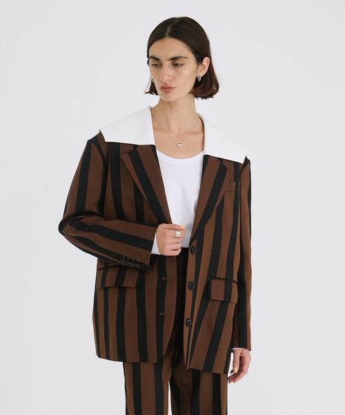【2/9削除】 SAILOR COLLAR TAILORED JACKET CLANE（クラネ） ジャケット テーラードジャケット SAILOR COLLAR