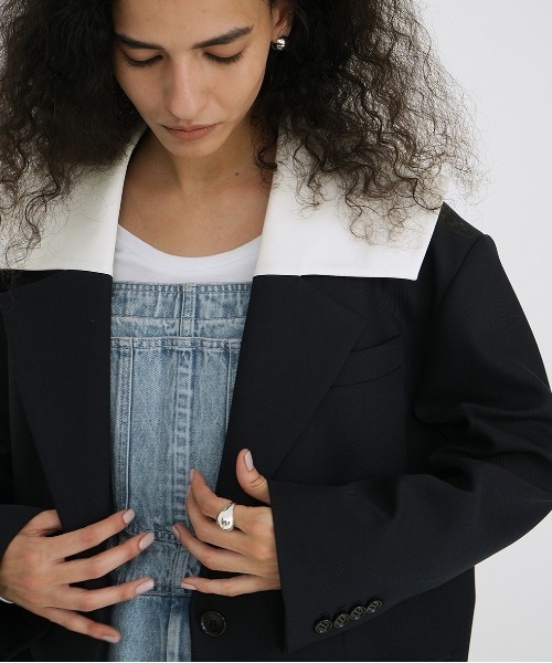 【2/9削除】 SAILOR COLLAR TAILORED JACKET CLANE（クラネ） ジャケット テーラードジャケット SAILOR COLLAR