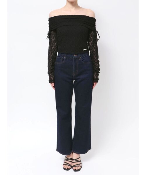 EMODA（エモダ） tシャツ レースオフショルダートップ レディース