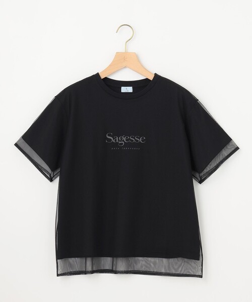 組曲（KUMIKYOKU） tシャツ チュールロゴ Tシャツ レディース