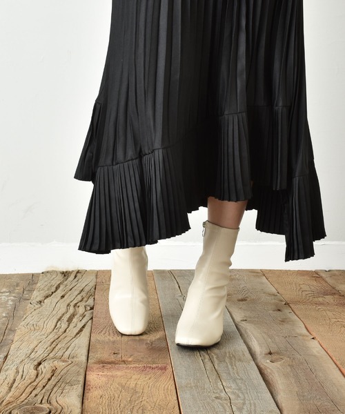 「SVEC」 ショートブーツ 37 アイボリー レディース_画像7