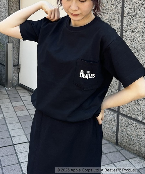 tシャツ 「JOHNBULL/ジョンブル」The Beatles ワンポイントロゴTシャツ / ビートルズ / 半袖 / 無地 ポケットTシャツ「WE Johnbull tシャツ 「JOHNBULL/ジョンブル」The Beatles ワン