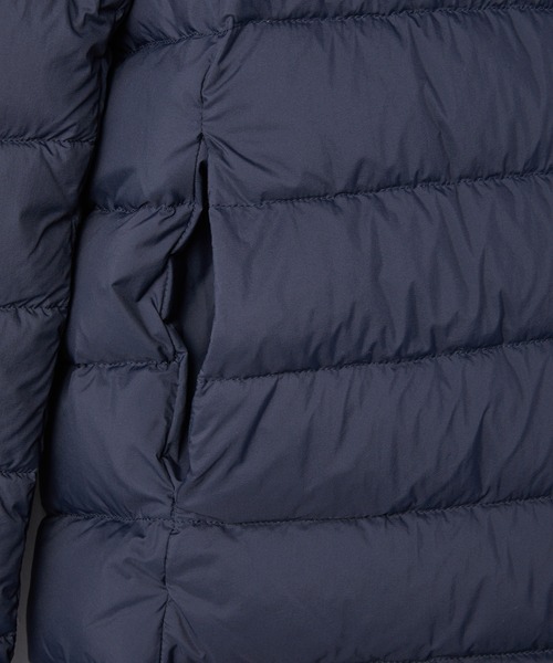 HERUNO 紺色　40 HERNO（ヘルノ） ダウンコート 40 ブルー レディース : ZOZOTOWN Yahoo