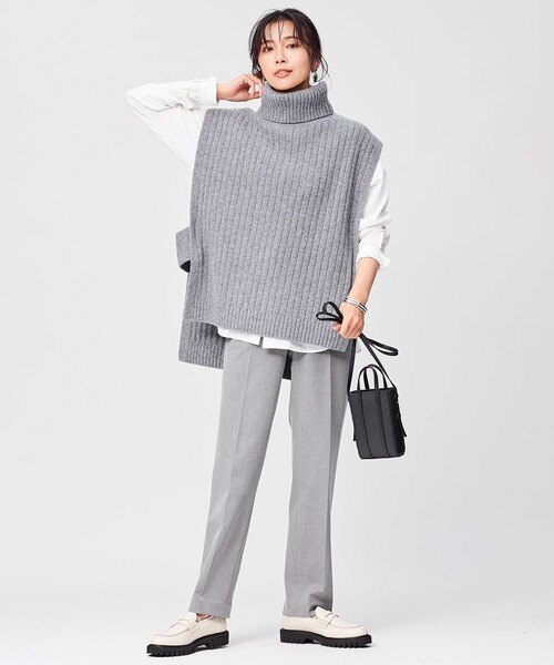 23区（ニジュウサンク） タートルネックニット 38 ホワイト レディース