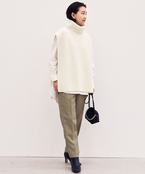 23区 タートルネック ニット サイズ44 アイボリー 23区（ニジュウサンク） タートルネックニット 38 ホワイト レディース