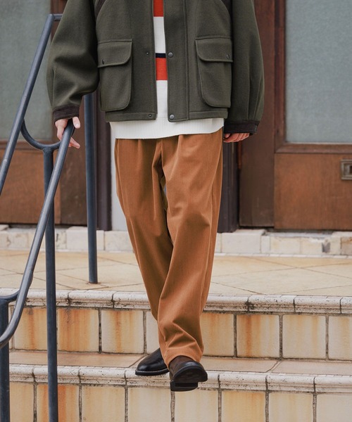 niko and…（ニコアンド） コーデュロイパンツ MEDIUM キャメル メンズ