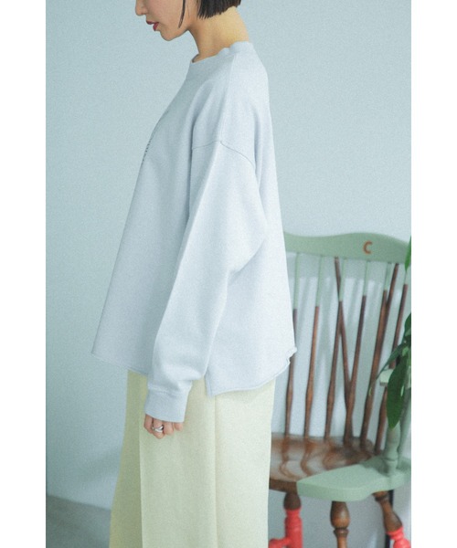「mici」 スウェットカットソー ONE SIZE グリーン レディース_画像4