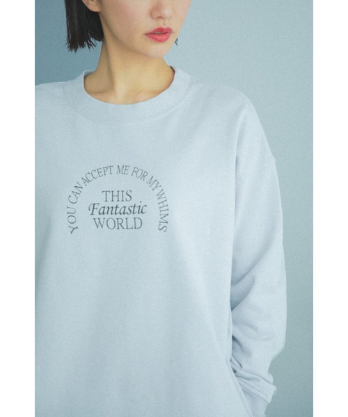 「mici」 スウェットカットソー ONE SIZE グリーン レディース_画像6