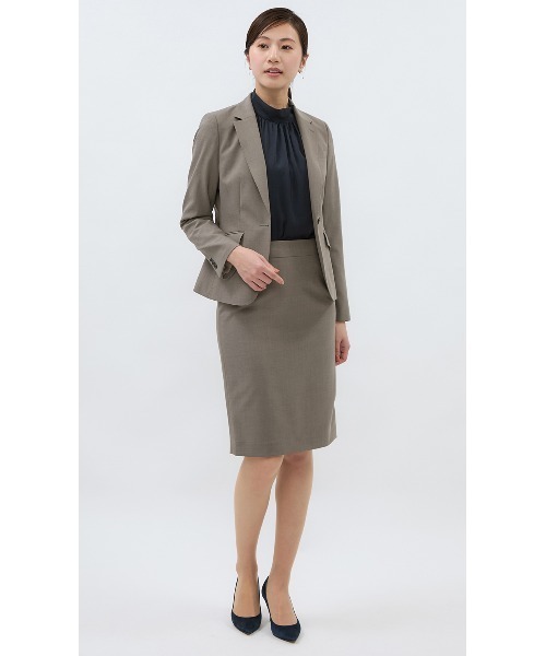 AOYAMA スーツ 「美シルエットを追求ジャケット」自宅で洗える！着やせ