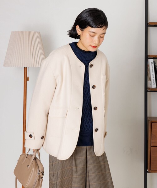 FREAK'S STORE（フリークスストア） ノーカラージャケット フリ- オフ