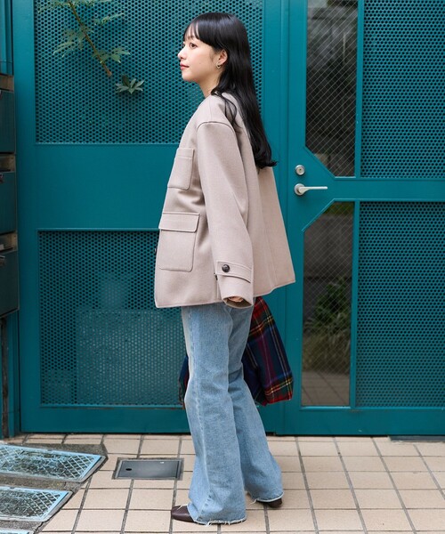 FREAK'S STORE（フリークスストア） ノーカラージャケット フリ- オフ