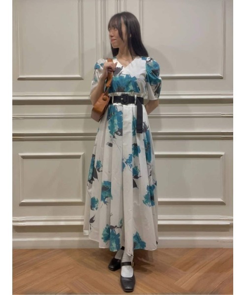 アンド クチュール アートフラワーワンピース アンドクチュール AND COUTURE アートフラワーワンピース