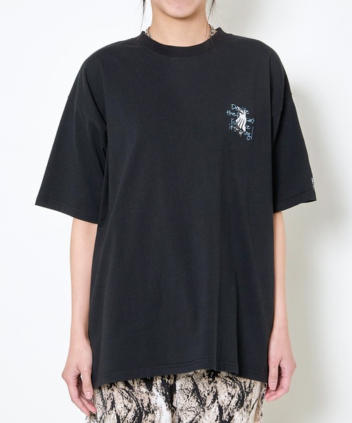tシャツ 「ユニーク映え」レディース オバケ 発泡プリント Tシャツ