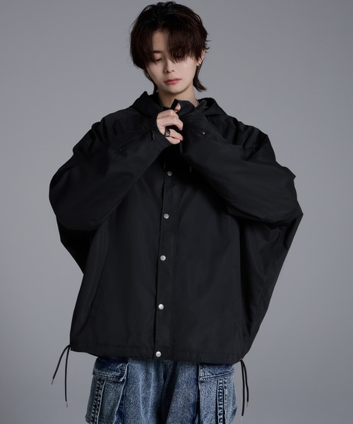 ADRER 「ADRER」 マウンテンパーカー X-SMALL ブラック メンズ