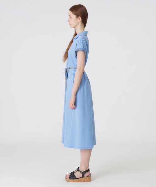 BLUE LABEL CRESTBRIDGE ワンピース コンパクトポンチカラー