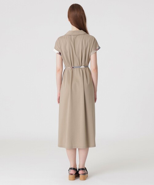 BLUE LABEL ワンピ ブルーレーベル ワンピース ネイビー ブルー チェック S