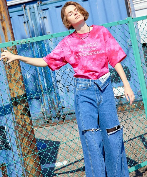 「MAISON SPECIAL」 半袖Tシャツ FREE チャコールグレー レディース MAISON SPECIAL 「MAISON SPECIAL」 半袖カットソー FREE