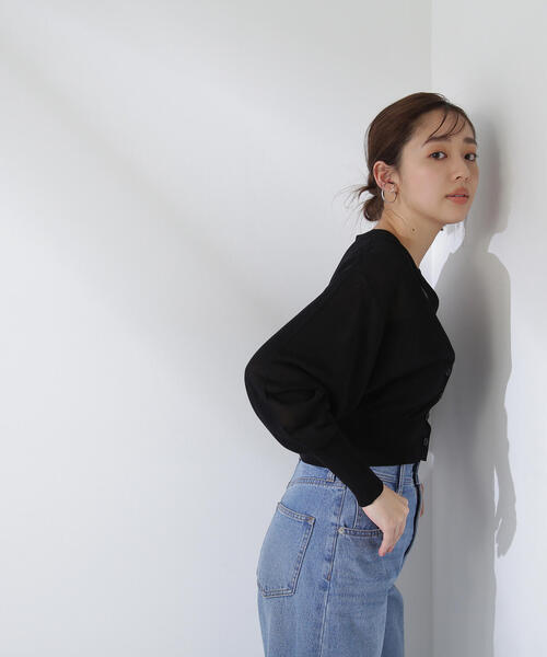 「NATURAL BEAUTY BASIC」 ニットアンサンブル FREE グレー レディース NATURAL BEAUTY BASIC 「NATURAL BASIC」 ニットアンサンブル