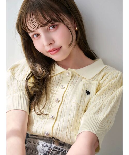 POLO BCS ニット セーター 「POLOBCSコラボ」ポロカーデニット