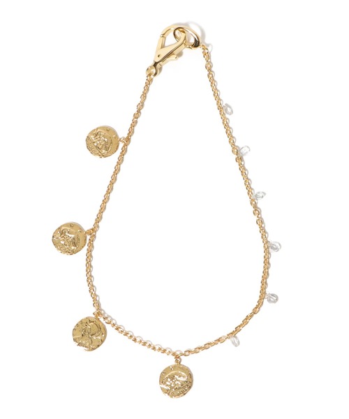 GIGI 2連 ゴールドチェーン ブレスレット 18金 GIGI ブレスレット GIGI / ダブルチェーン ブレスレット「ESTNATION
