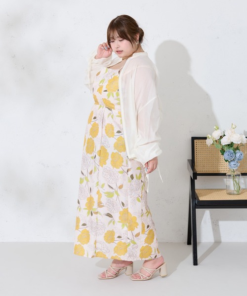Louiosy 浴衣 「大きいサイズ」アソート花柄セパレート浴衣
