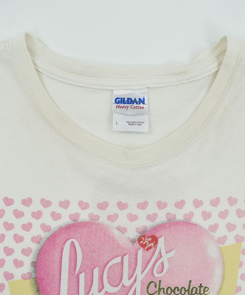 GILDAN tシャツ 「USED」Y2K “I Love Lucy” コメディドラマ T