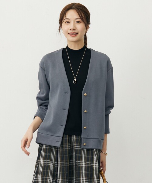 カーディガン ジャージー Vネック レディース : ZOZOTOWN Yahoo!店
