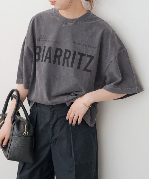 tシャツ upper hights/アッパーハイツ BIG WIDE TEE レディース