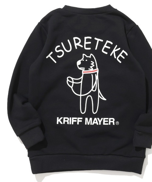 KRIFF MAYER Kid's Collection トレーナー 「裏毛」裏毛プリントクルー