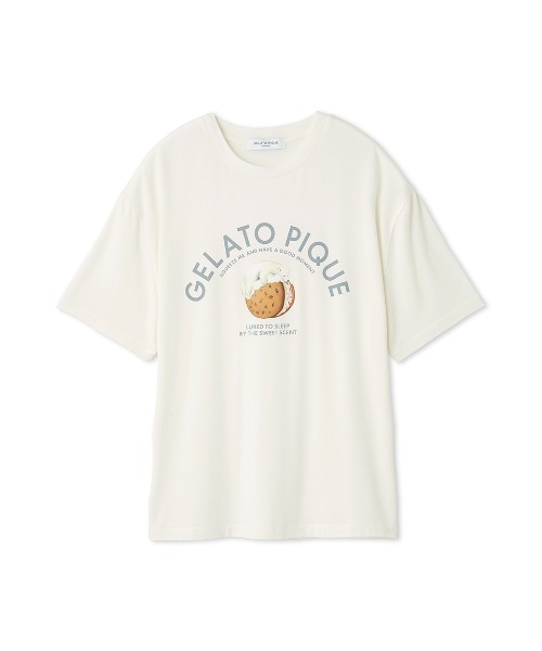 gelato pique パジャマ 「HOMME」レーヨンクッキーアイスサンドT