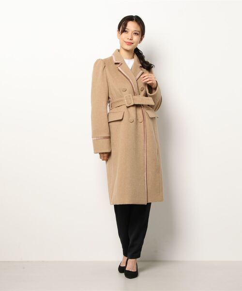 「EATME」 チェスターコート MEDIUM ブラック レディース_画像3