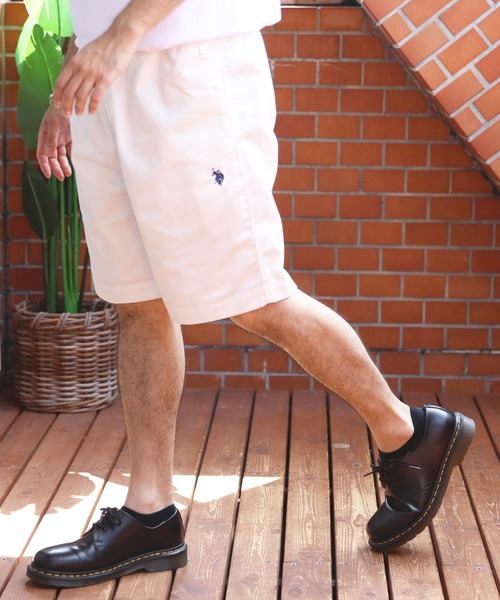 ♡このはん♡ U.S. POLO ASSN. チノパン ASSN.ロゴ刺繍ツイルショートパンツツ