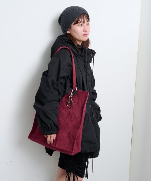 Kastane トートバッグ 「5色展開/A4サイズ」スエードトート