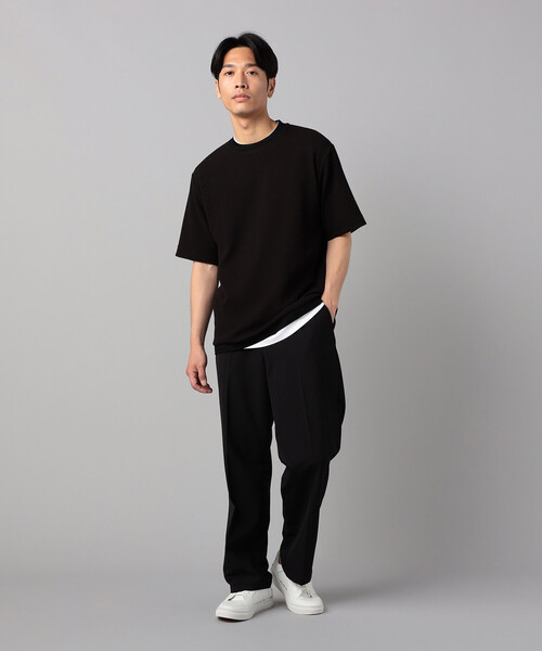 COMME CA MEN（コムサメン） tシャツ ジャカード Tシャツ メンズ